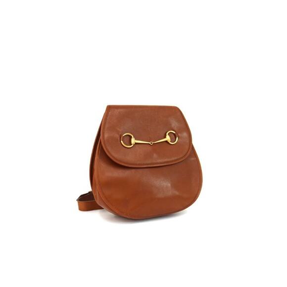 GUCCI Brown Horsesbit Slingback A-A13716 - Picture 2 of 12